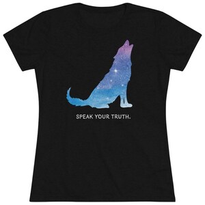 Spreek je waarheid - Triblend-T-shirt voor dames