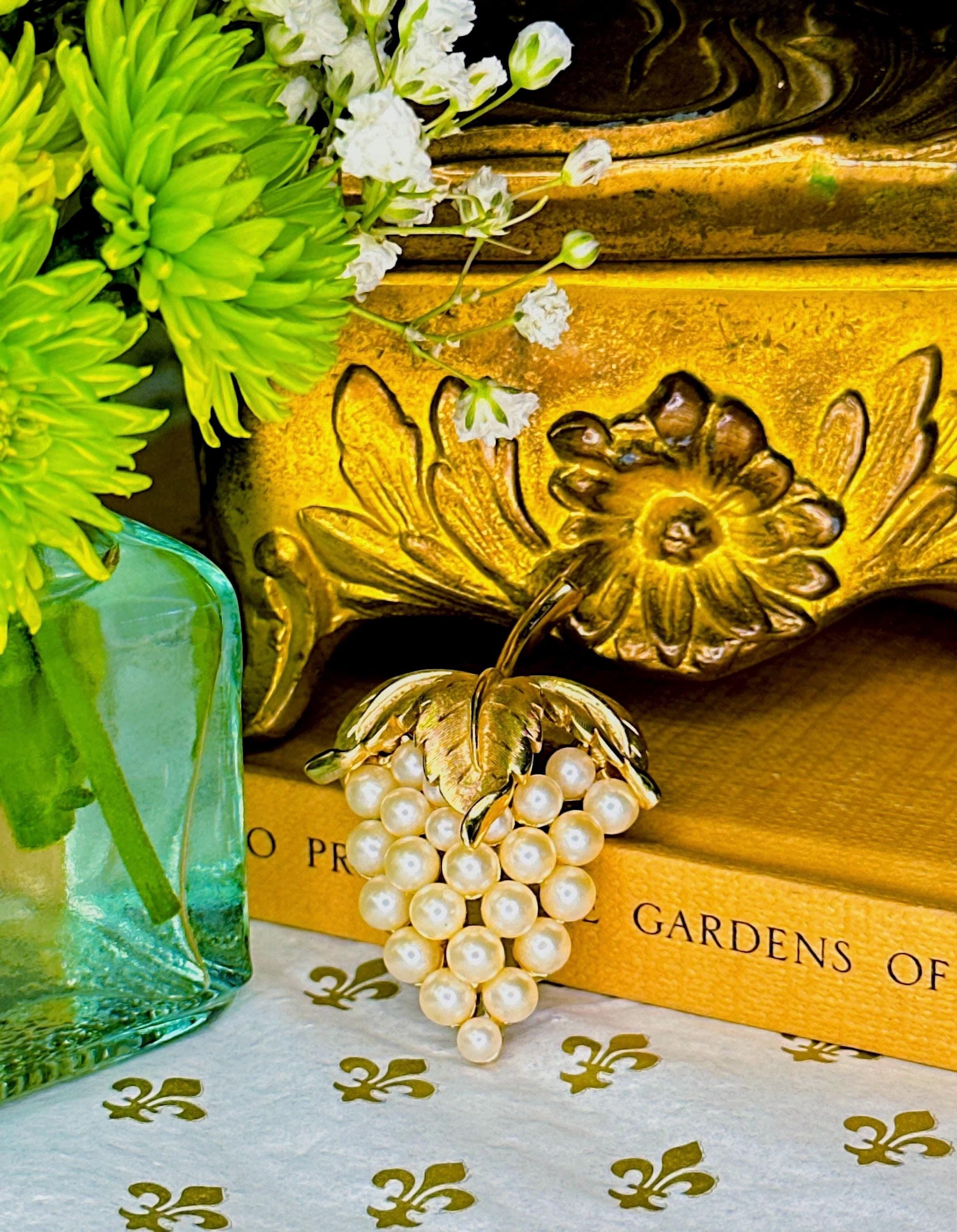 Trifari Faux Pearl - Etsy