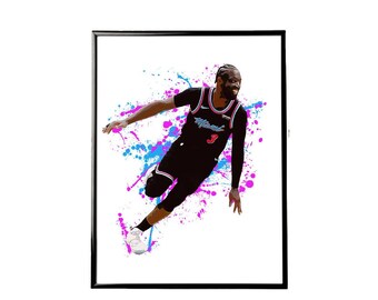 Dwyane Wade Kunst Malerei