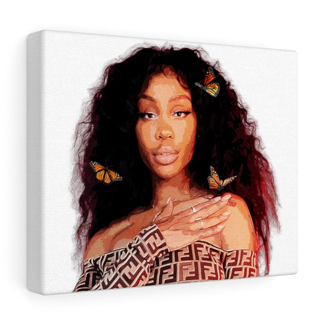 SZA Canvas Painting Etsy