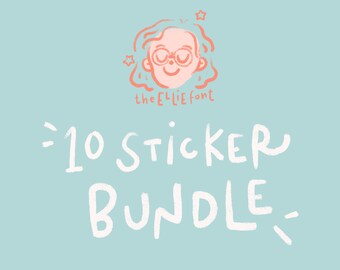 Sticker Bundle 10, 25 or 50 Stickers - Etsy