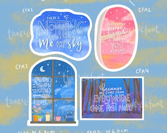 Come From Away Quote Stickers