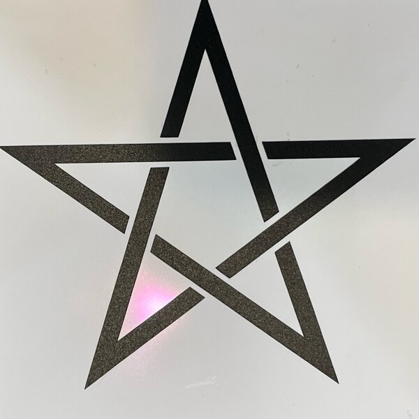 3"x3" Vinyl Decal - Pentagram