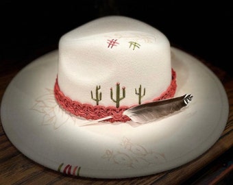 Custom bridal hat, or engagement hat