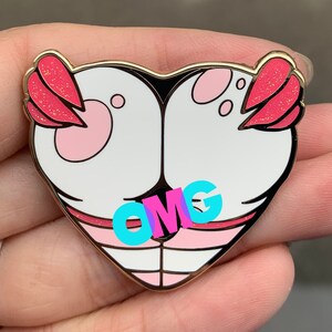 Hazbin Hotel Angel dust(エンジェルダスト)ピンズ Angel Dust Lewd Booty Pin (hazbin Hotel) - Etsy