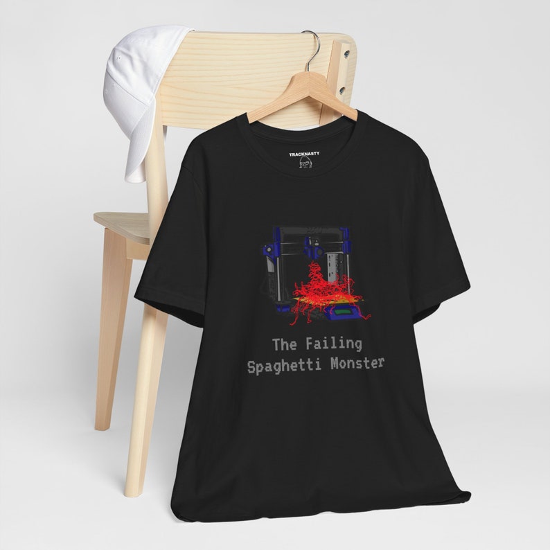 3D Printer Gift - Funny 3D Printing Shirt - Failing Spaghetti Monster T-shirt image 5