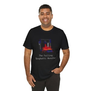 3D Printer Gift - Funny 3D Printing Shirt - Failing Spaghetti Monster T-shirt image 7
