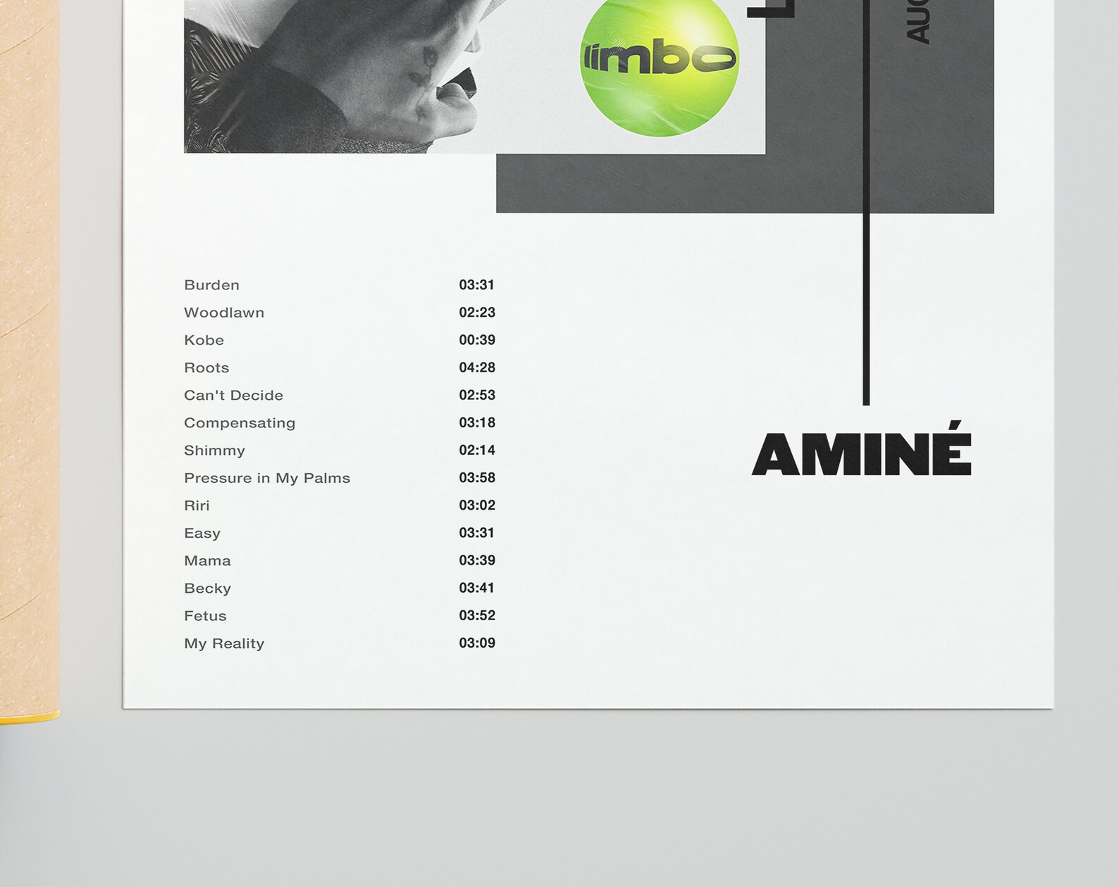amine limbo album cover