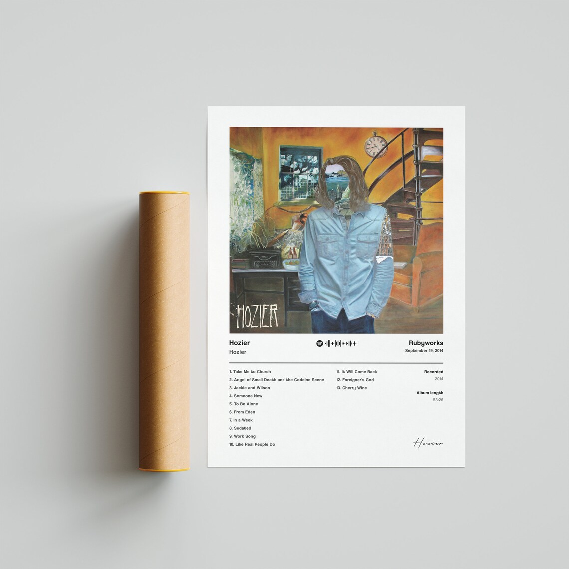 Hozier poster Hozier Hozier posters Album Cover Posters Etsy