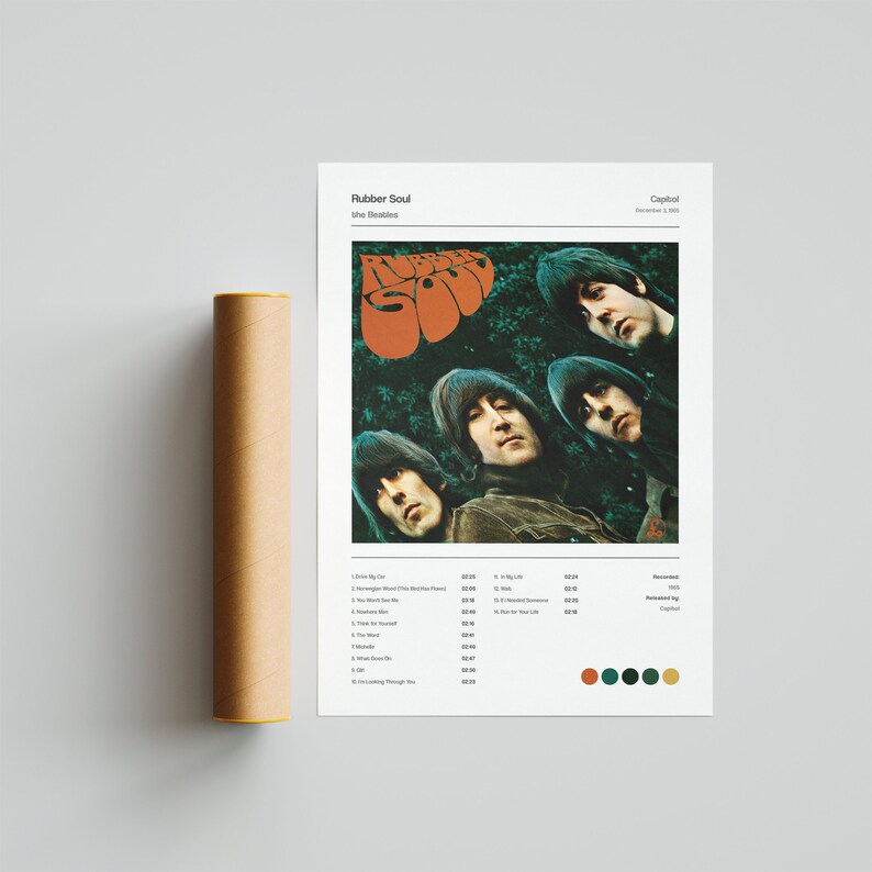 The Beatles poster Rubber cover 2021 model pos Album 2021 model Soul
