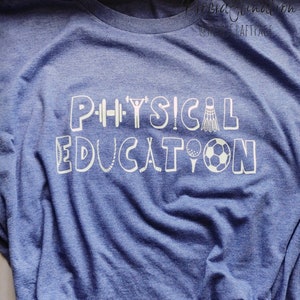 Physical Education teacher education physique svg