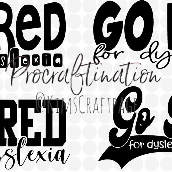Dyslexia Awareness - Etsy