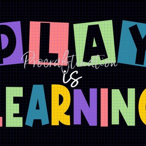 Play is learning SVG PNG