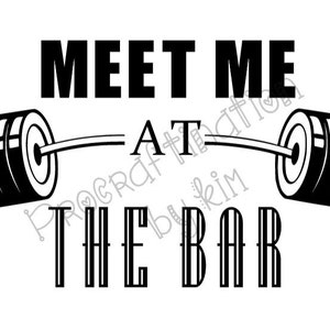 Meet me at the bar svg