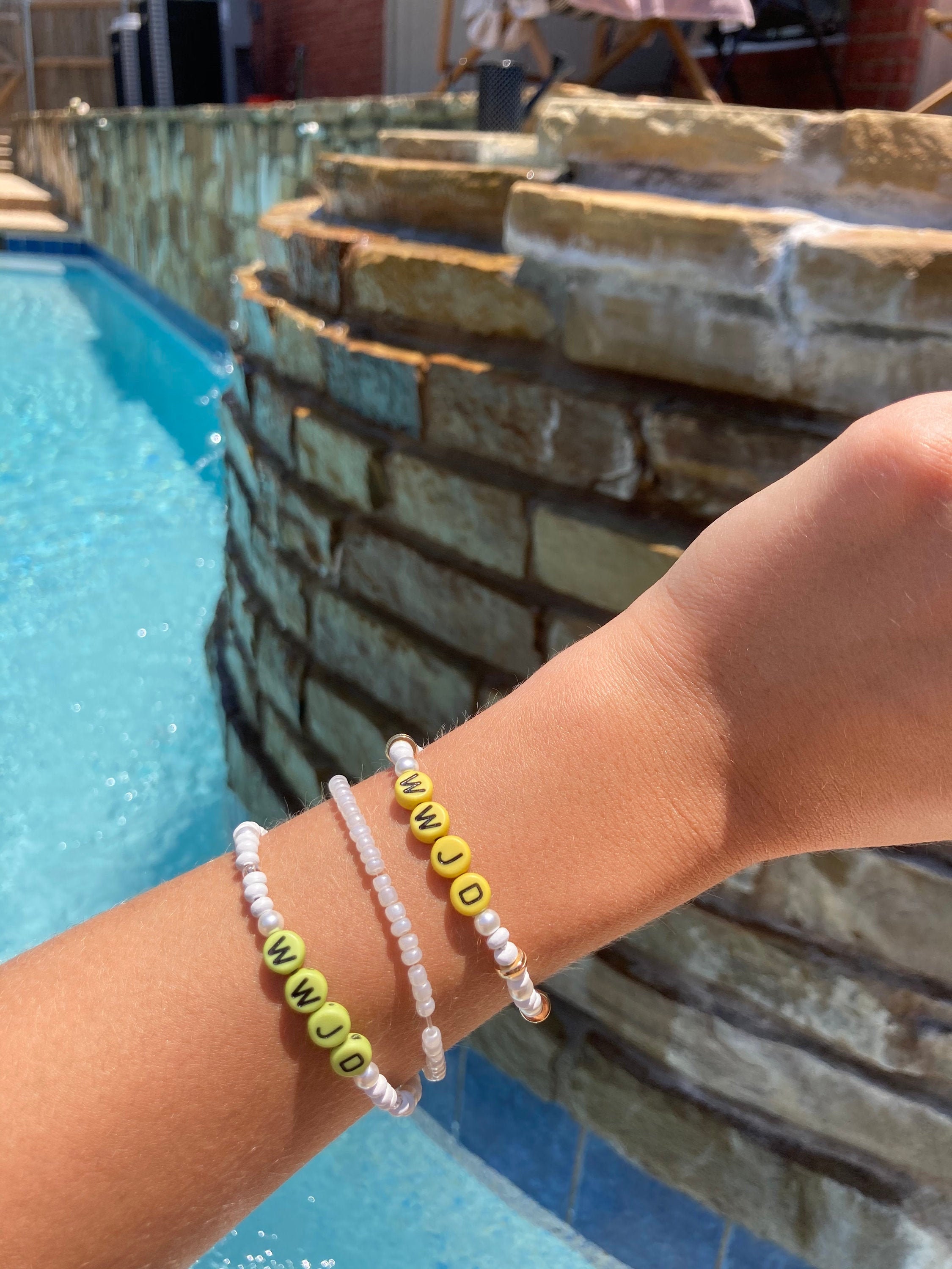 WWJD bracelet set Etsy