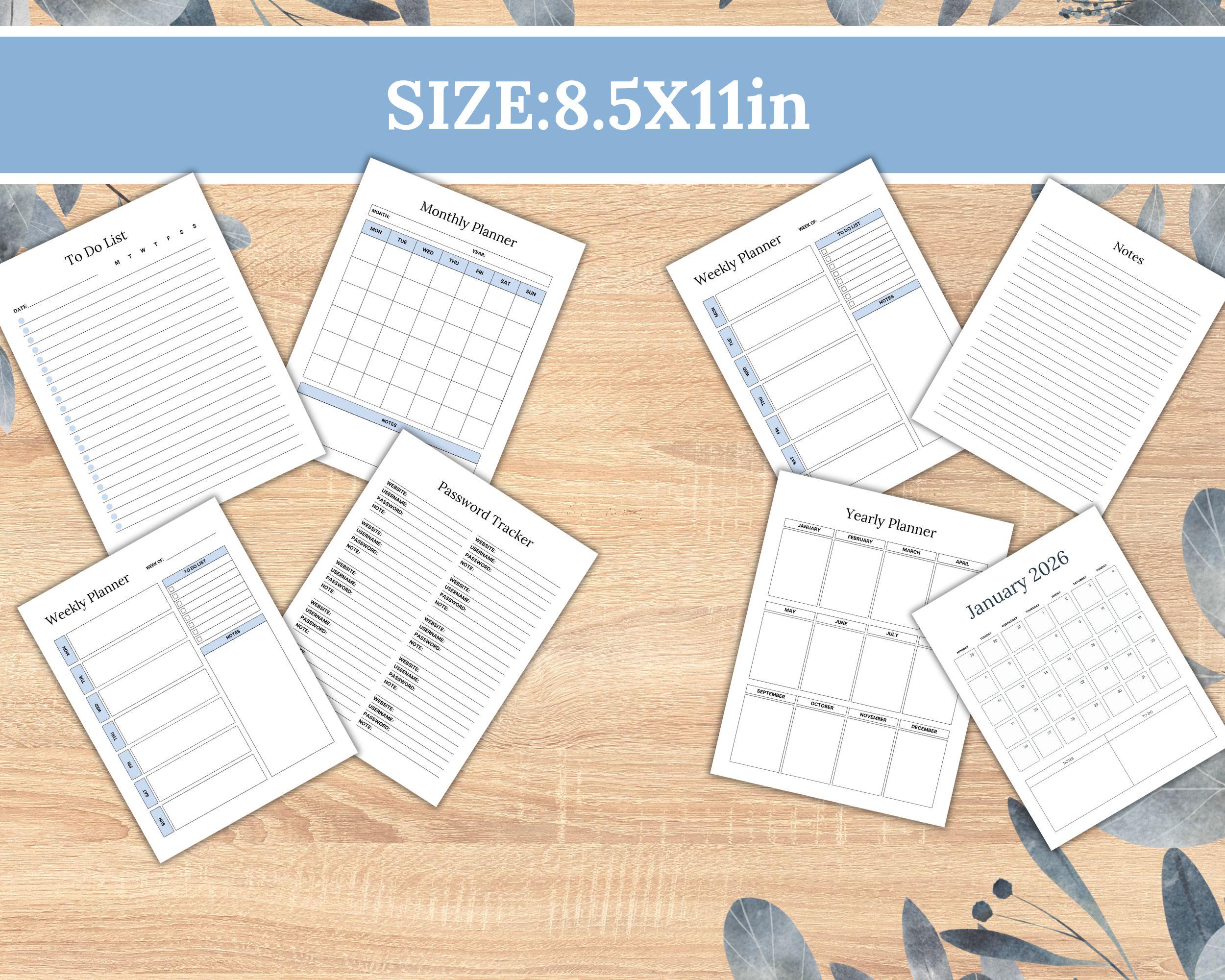 2026 Planner PLR |editable Canva Template| Resell Rights Digital ...
