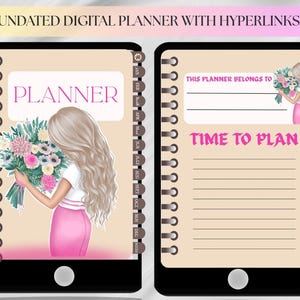 2025-2026 Digital Planner: Monthly, Weekly, Daily for Goodnotes, Notability, iPad