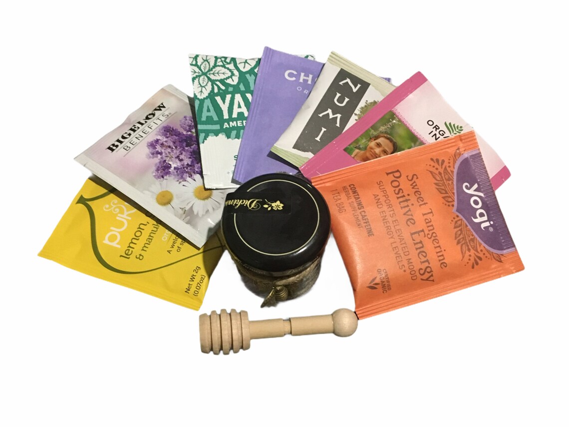 7 Day Tea Sampler Gift Set Convenient Herbal Tea Bags 7