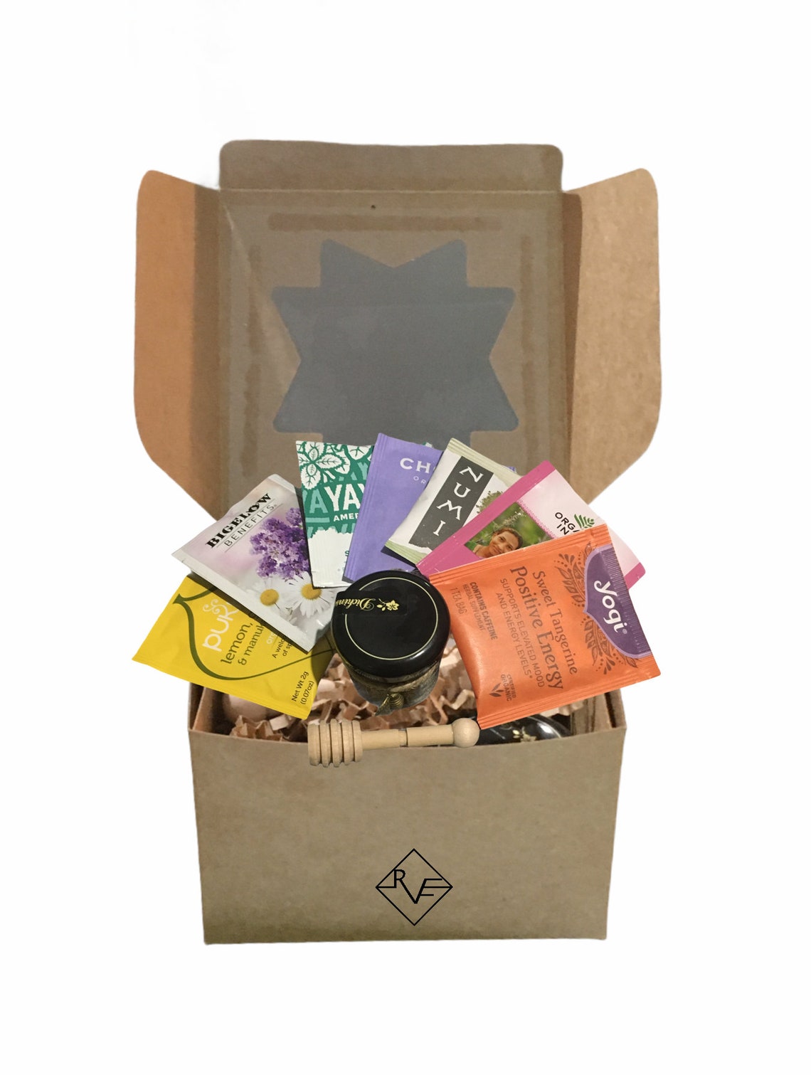 7 Day Tea Sampler Gift Set Convenient Herbal Tea Bags 7