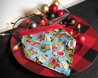 Corbata navideña en pañuelo para mascotas