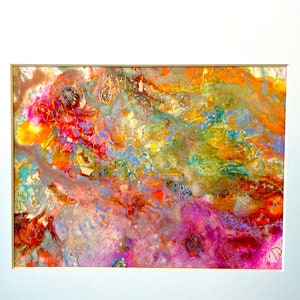 original abstract painting; spiritual painting; bright colors; unique gift; home art; healing art