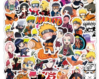 50PCS Naruto Stickers Naruto's Characters Waterproof