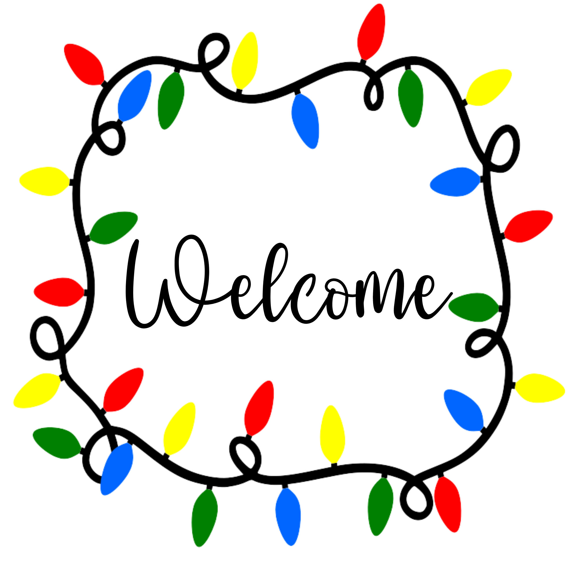 CHRISTMAS SIGN SVG Welcome Sign Svg Christmas Svg Files For  Etsy