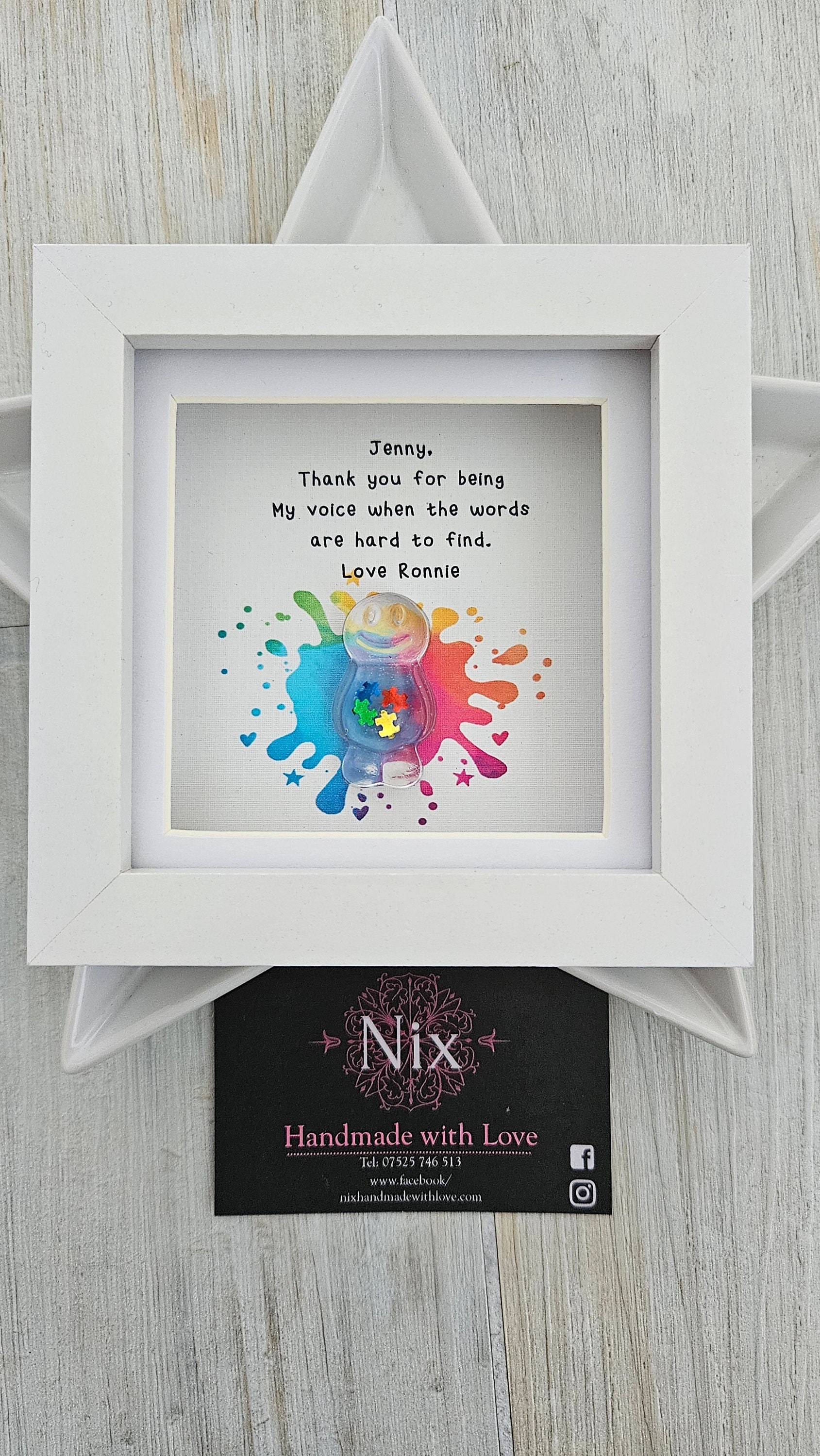 Autism Thank You Frames