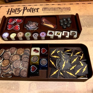 Organizer compatibile con il gioco di carte Hogwarts Battle
