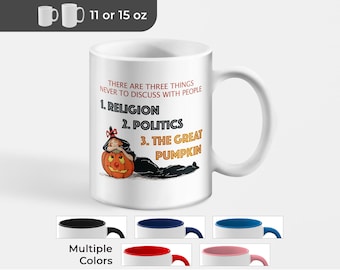 The Great Pumpkin Coffee Mug – Funny Halloween Gift, Linus Quote
