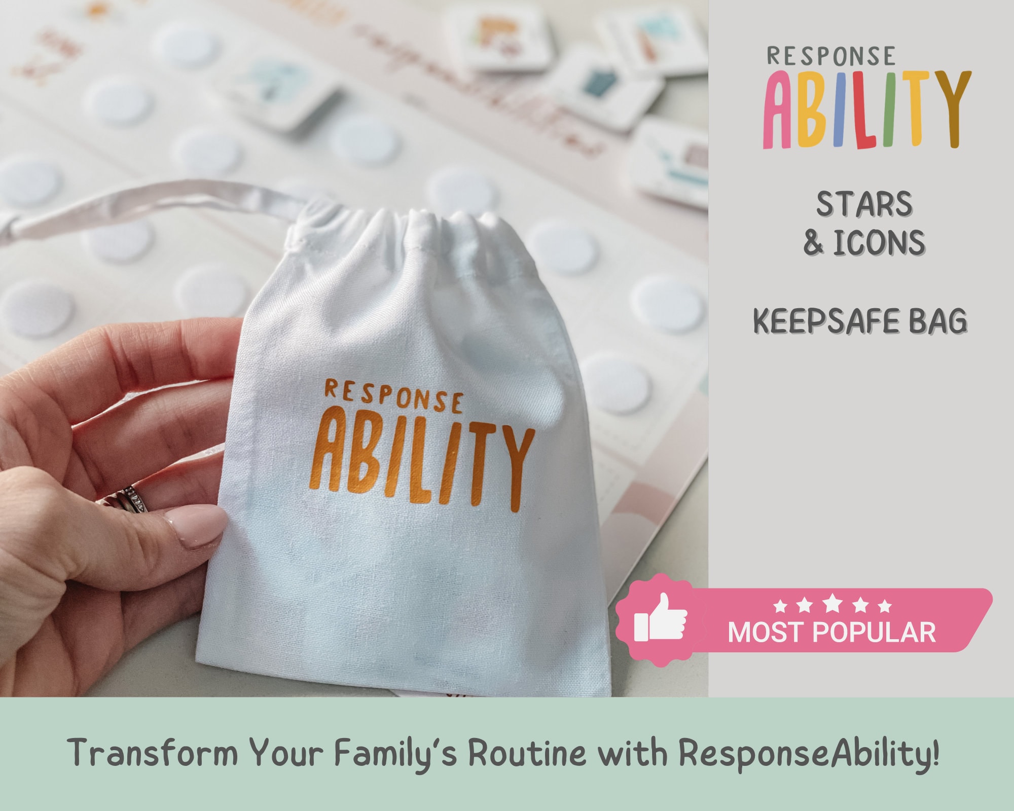 Star Chart, Kids Reward, ASD Aid, Reward Chart, Daily Routine, Chore