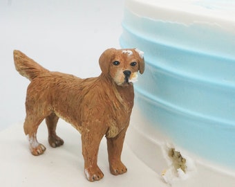 Personalized custom pet dog wedding cake , pet birthday cake ，animal cake，wedding CakeTopper， dog wedding cake topper