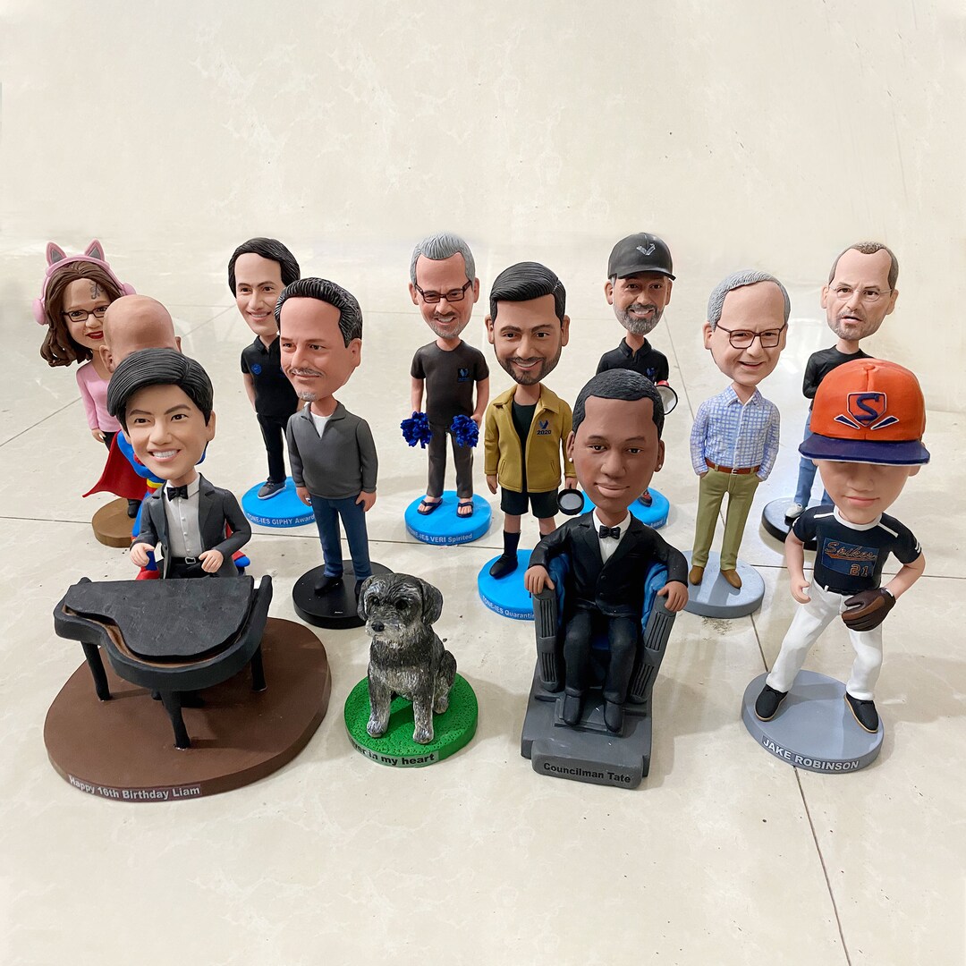 Customized Personalized Bobble Head Doll, Creative Bobble Head Doll for Colleagues, Personalized