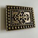 Vintage Interchangeable Rectangular Belt Buckle With Round Studs and ...