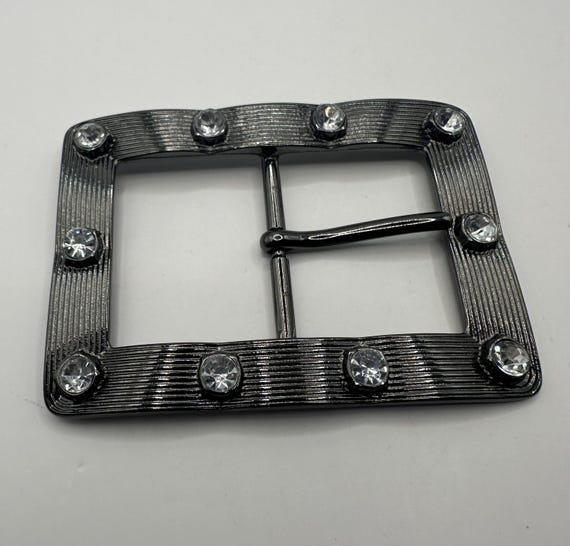 Large Rectangular Rectangle Belt Buckle Centre Ba… - image 3