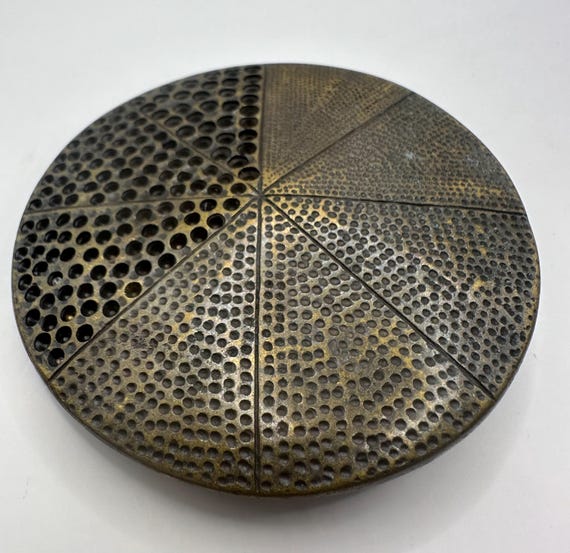 Large Circle Abstract Pattern Dots Belt Buckle, I… - image 4