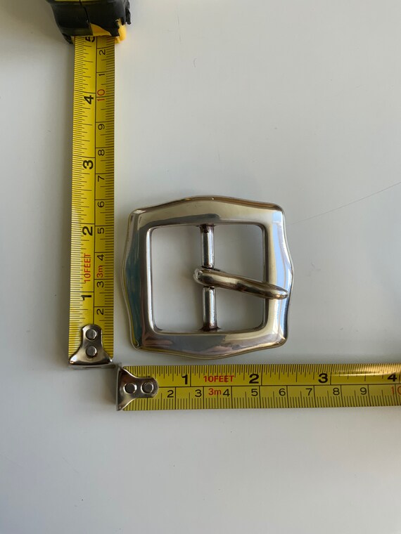 Polished Silver Plating Solid Brass Casting Belt … - image 4