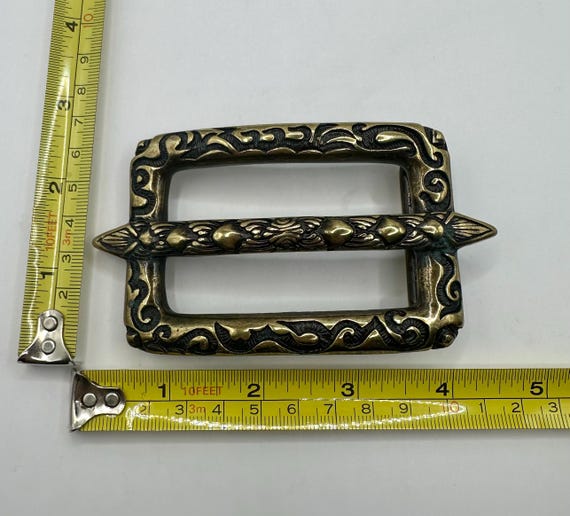 Rectangular, Vintage, Interchangeable Belt Buckle… - image 9