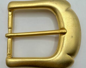 Vintage Mimi Di N 1976 Gold Tone Stirrup Belt Buckle - Etsy display picture 3