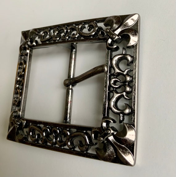 Rectangular Fleur De Lis Vines Victorian Medieval… - image 6