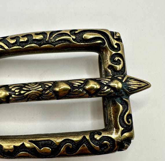 Rectangular, Vintage, Interchangeable Belt Buckle… - image 6