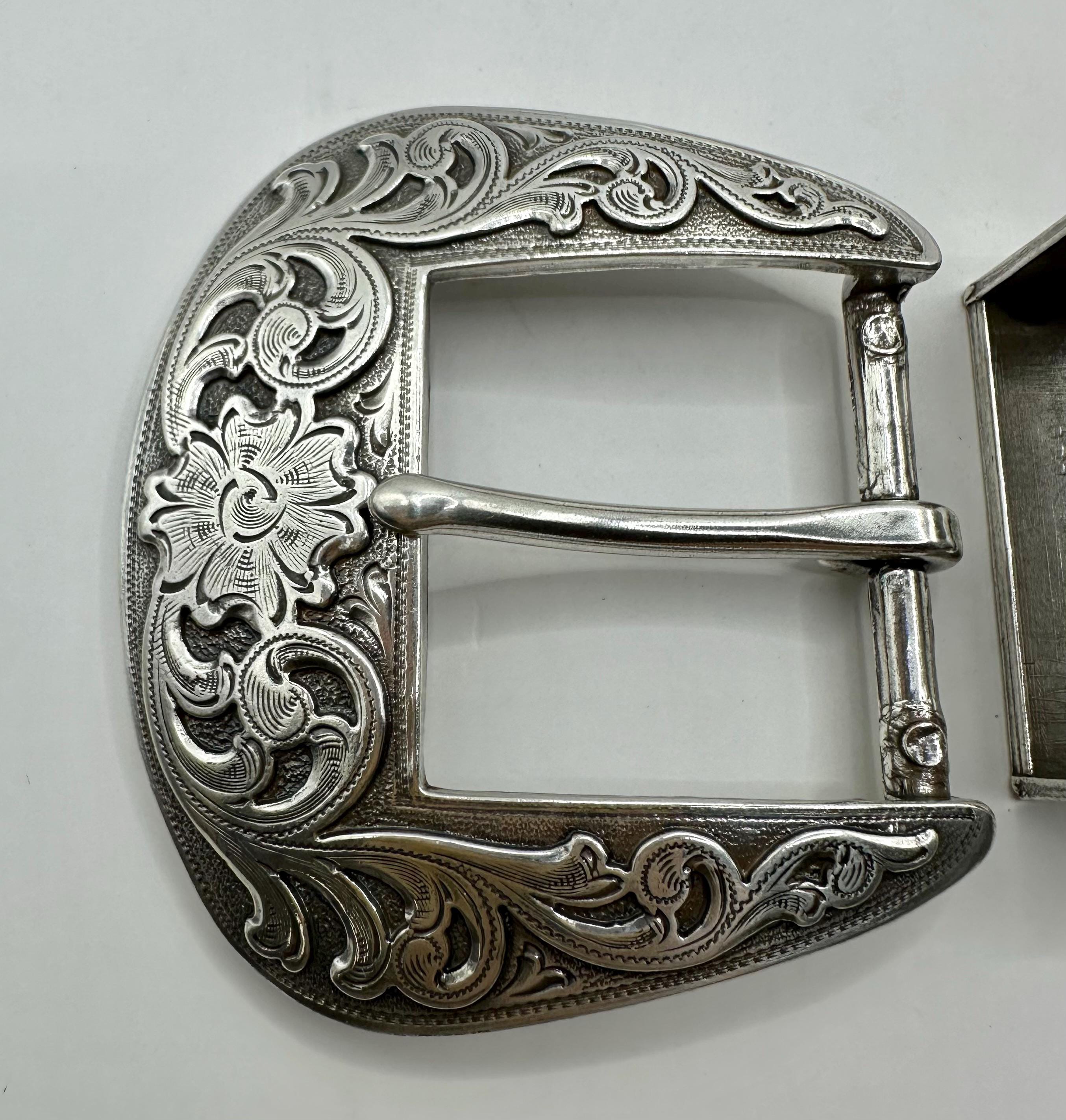 3 VTG Style Accessories Belt Buckle Buy Small Womens Western Belt Buckle | 3 Piece Set | Made in  main image 2