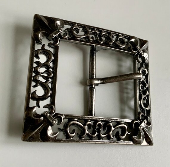 Rectangular Fleur De Lis Vines Victorian Medieval… - image 3