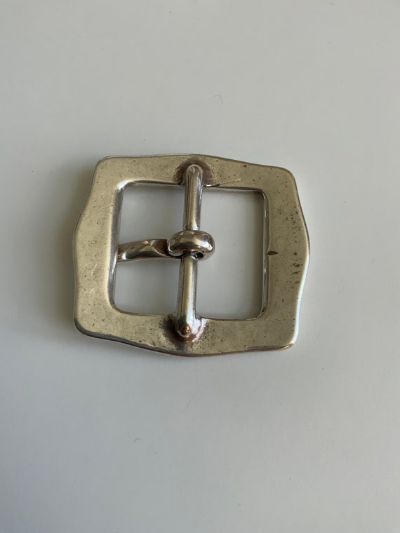 Polished Silver Plating Solid Brass Casting Belt … - image 3