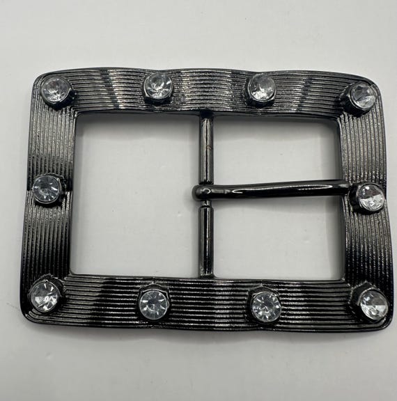Large Rectangular Rectangle Belt Buckle Centre Ba… - image 5