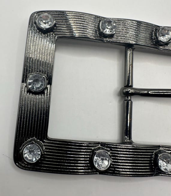 Large Rectangular Rectangle Belt Buckle Centre Ba… - image 8