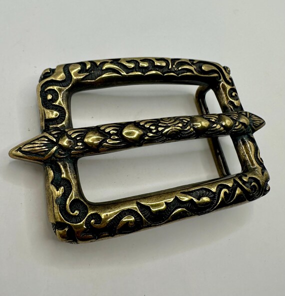 Rectangular, Vintage, Interchangeable Belt Buckle… - image 3