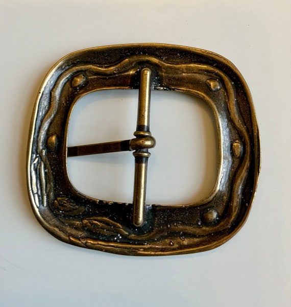 Vintage Rounded Rectangular Abstract Wavy Pattern… - image 7