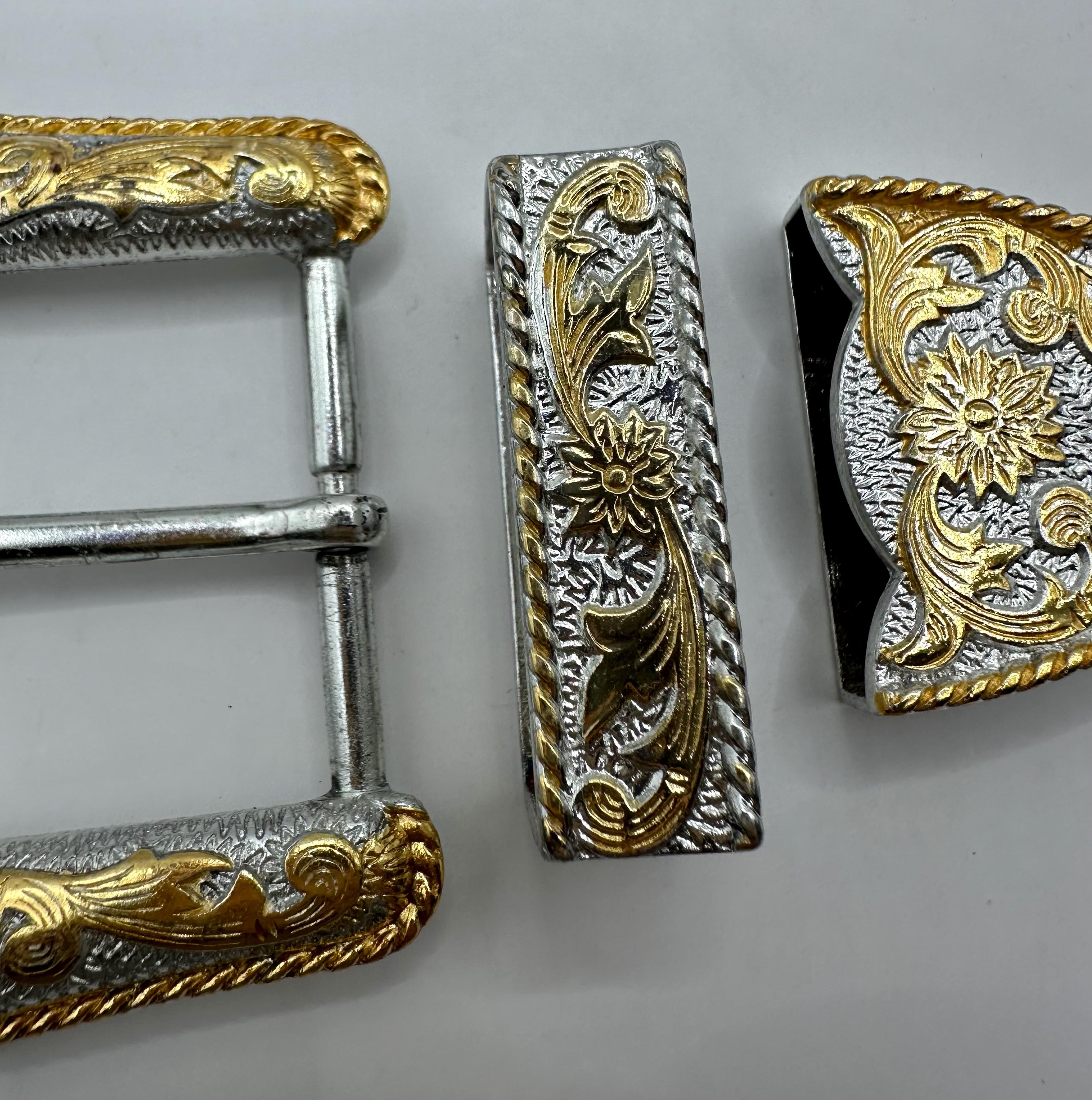 Assorted Gold-Tone Women\'s Belt Buckles- Vintage-Inspired Bundle Buy Rose Gold Womens Belt Buckle Western 15mm  main image 4
