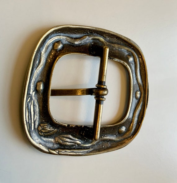 Vintage Rounded Rectangular Abstract Wavy Pattern… - image 8